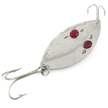 Eppinger Red Eye Wiggler Blinker, Nickel / Rot, 25g, Glasaugen, #8431