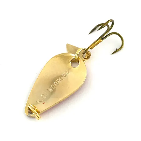 Acme K.O. Wobbler Blinker, Gold/Rot, 3,5g, Sonic Flipper Tail, #8460