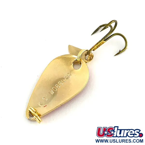 Acme K.O. Wobbler Blinker, Gold/Rot, 3,5g, Sonic Flipper Tail, #8460