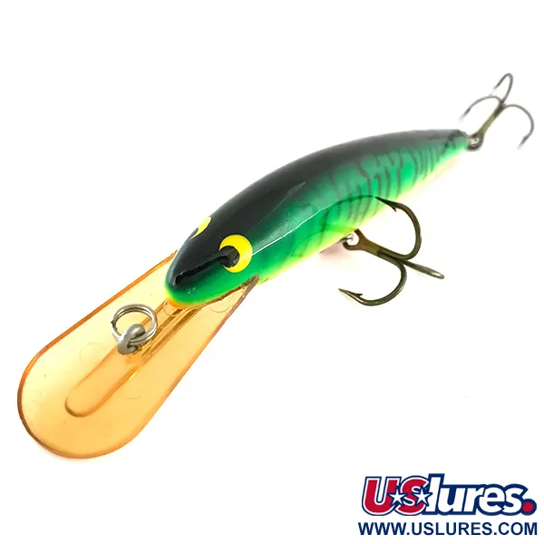 Bagley's Diving Bang-O-Lure Wobbler, Fire Tiger, 12,5g, UV-aktiv, #8474