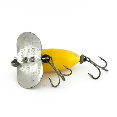 Fred Arbogast Jitterbug Oberflächenköder, Gelb, 7g, Metalllippe, #8477