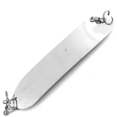 Luhr Jensen Dodger Schlepplöffel, Nickel / Grün, 40g, Lockwirkung, #8491