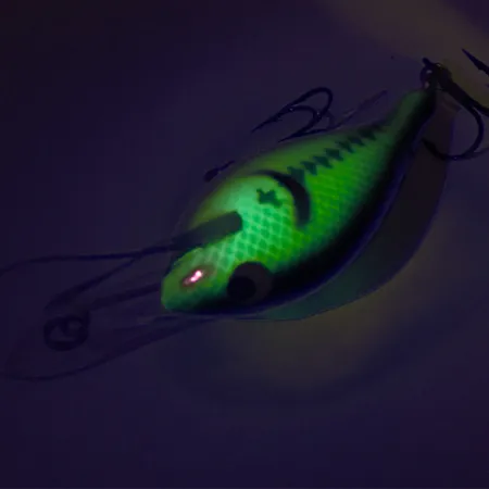 Renegade Little Diver Crankbait, Grün, 11g, UV-aktiv, #8498