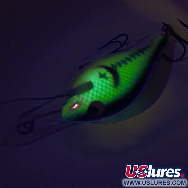 Renegade Little Diver Crankbait, Grün, 11g, UV-aktiv, #8498