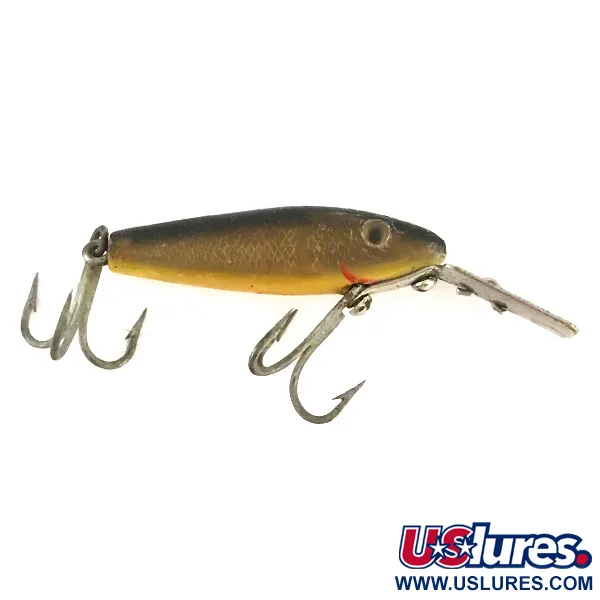L&S Bait MirrOlure sinkender Wobbler, Gold, 2.5g, Metallschaufel, #8501