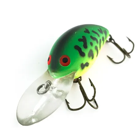 Bomber Model 7A Crankbait, Green Tiger, 9g, UV-aktiv, #8504