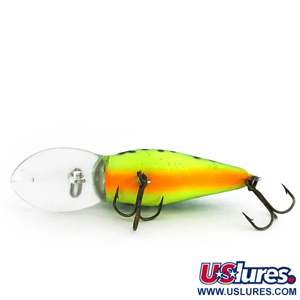 Bomber Model 7A Crankbait, Green Tiger, 9g, UV-aktiv, #8504