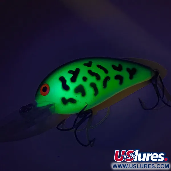 Bomber Model 7A Crankbait, Green Tiger, 9g, UV-aktiv, #8504