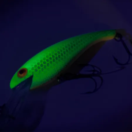 Cotton Cordell Deep Diver UV Tieflaufwobbler, Grün/Gelb/Orange, 7g, #8505