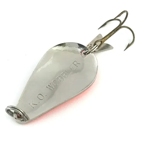 Acme K.O. Wobbler Blinker, Silber/Orange, 14g, Lockplättchen, #8507
