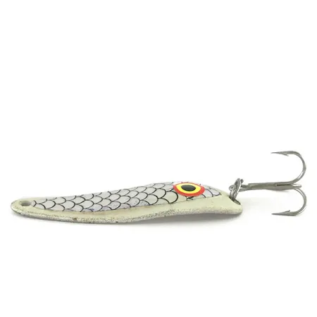Wolverine tackle Cobra Glow Blinker, Weiß / Nickel, 14g, Glow, #8513