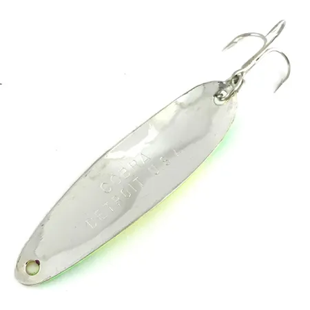 Wolverine Tackle Cobra UV Blinker, Nickel/Chartreuse, 14g, UV, #8514