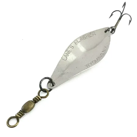 Lanes Tackle & Bait Lane's Flasher Blinker, Nickel, 14g, Vintage #8518