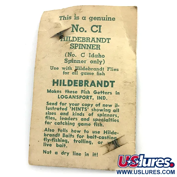Hildebrandt 3 Spinner, Nickel, 3g, Doppelblatt, #8519