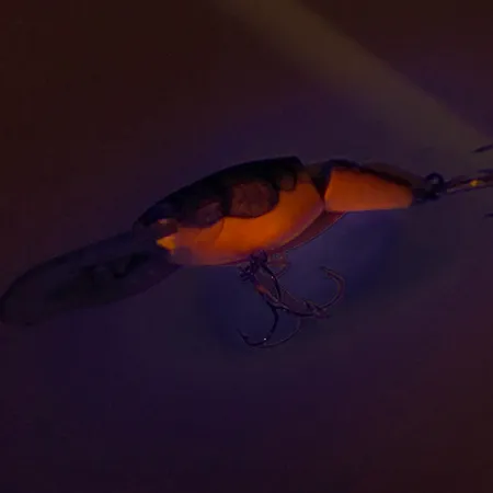 Rapala Shad Rap Jointed RS 05 Wobbler, Orange, 8g, UV-aktiv, #8526