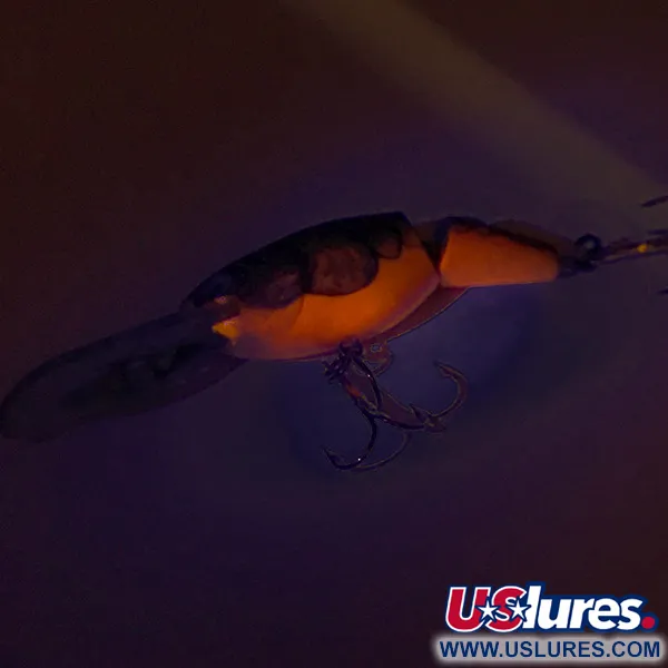 Rapala Shad Rap Jointed RS 05 Wobbler, Orange, 8g, UV-aktiv, #8526