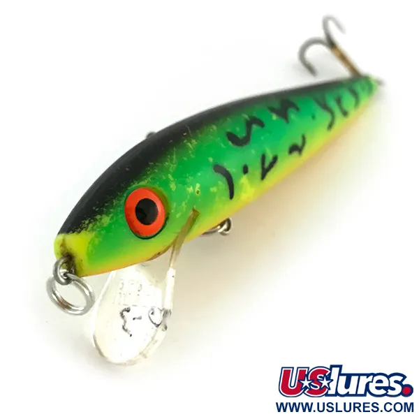 Rebel Floater Schwimmwobbler, Green Tiger, 7g, USA, #8528