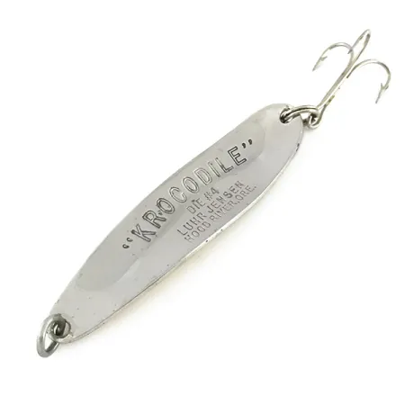 Luhr Jensen Krocodile Die #4 Blinker, Nickel / Gold, 14g, #8533