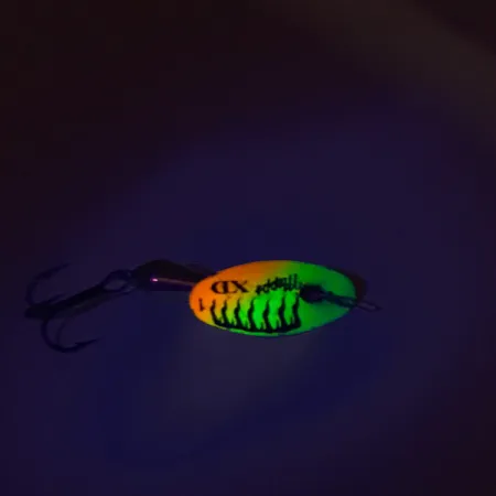 Mepps XD 1 Spinner, Rainbow Flame, 2.7g, UV-aktiv, #8535