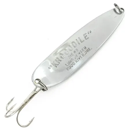 Luhr Jensen Krocodile Die #5 Blinker, Nickel, 28g, Schuppenmuster, #8576