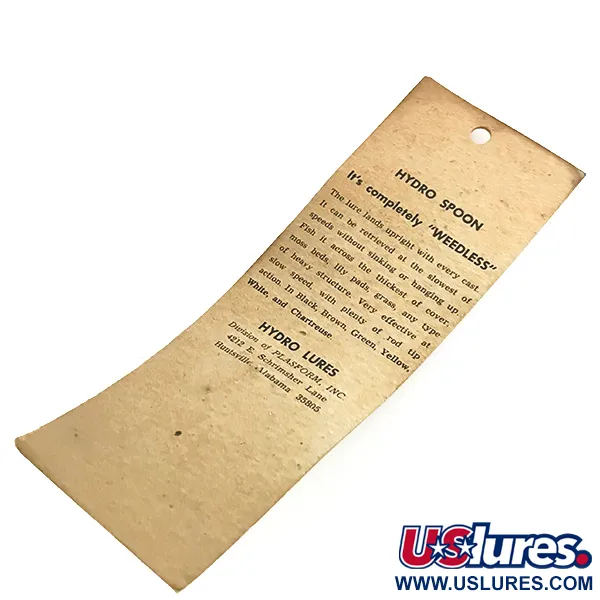 Hydro Lures Weedless Hydro Spoon, Grün, 17g, Krautschutz, #8596