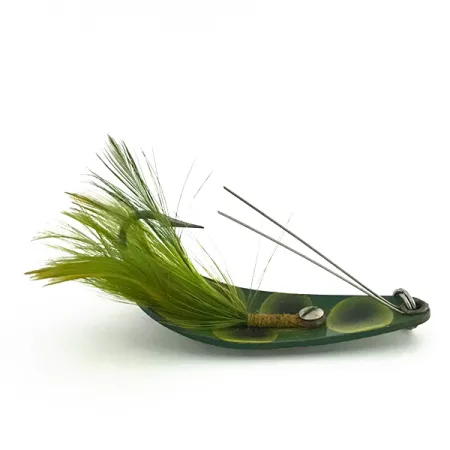 Weedless Weezel bait Rex Spoon Krautblinker, Frog, 12,5g, Feder, #8599