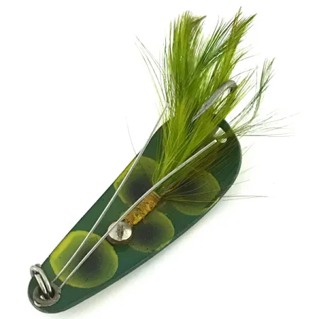 Weedless Weezel bait Rex Spoon Krautblinker, Frog, 12,5g, Feder, #8599