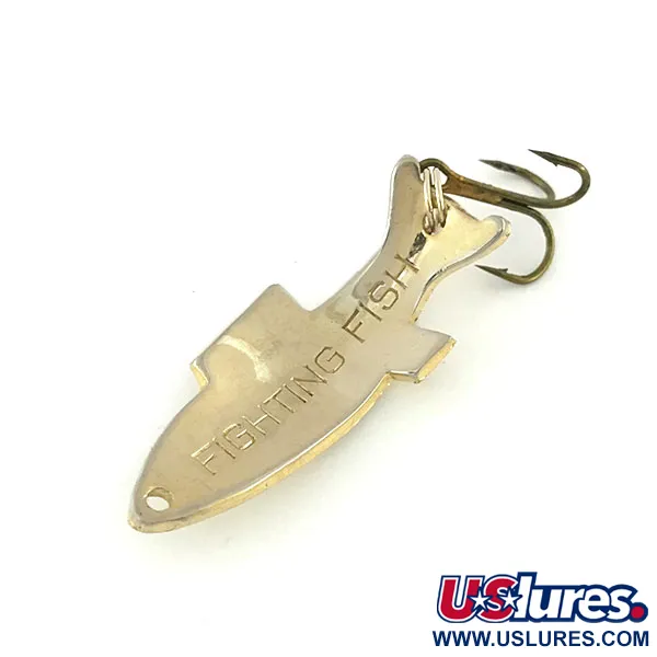 Thomas Fighting fish Blinker, Gold, 7g, Geprägte Schuppen, #8619