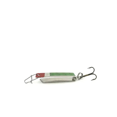 South Bend Super-Duper 502 Blinker, Nickel/Rot/Grün, 2,5g, #8620