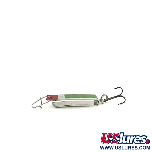 South Bend Super-Duper 502 Blinker, Nickel/Rot/Grün, 2,5g, #8620