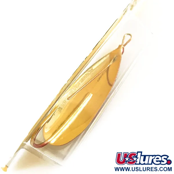 Weedless Johnson Silver Minnow Blinker, Rot/Schwarz/Gold, 14g, #8625