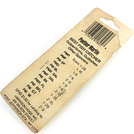 Panther Martin 9 Spinner, Nickel, 11g, Bügellos, #8626