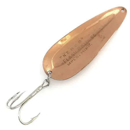 Nebco FlashBait 66 Blinker, Kupfer, 21g, Weitwurf-Profil, #8632