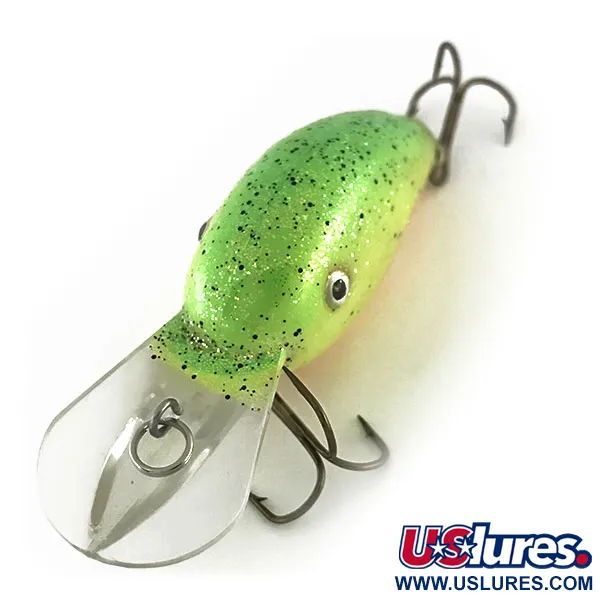 Strike King 4XD Crankbait, Chartreuse, 10g, Tiefläufer, #9238