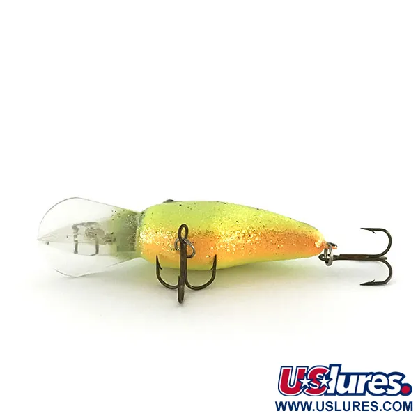 Strike King 4XD Crankbait, Chartreuse, 10g, Tiefläufer, #9238