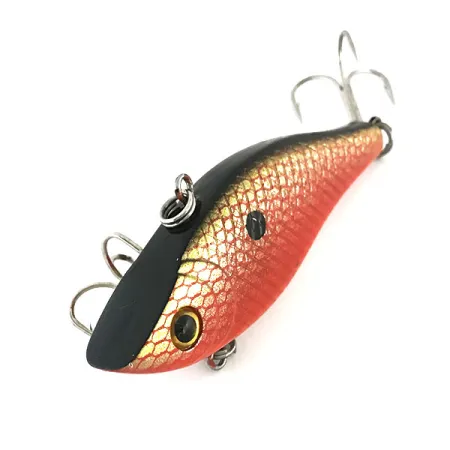 Bass Pro Shops XTS Lipless Crankbait, Rot/Gold/Schwarz, 14g, Rassel, #8636