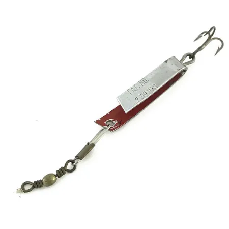 South Bend Super Duper 500 Spoon/Spinner Hybrid, Nickel/Rot, 1,4g, #8642