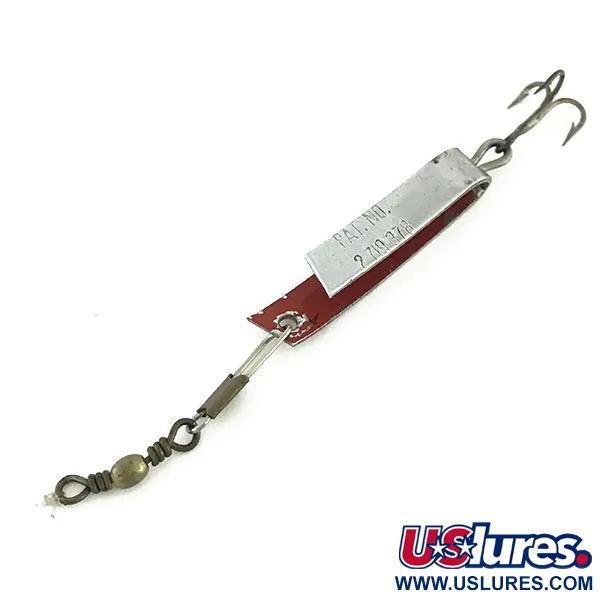 South Bend Super Duper 500 Spoon/Spinner Hybrid, Nickel/Rot, 1,4g, #8642