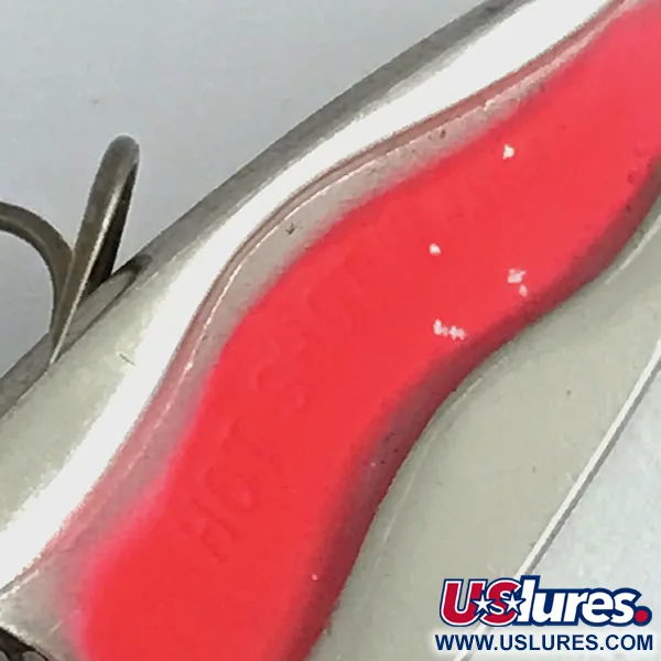 Luhr Jensen Hot Shot W UV Blinker, Nickel/Pink, 4,5g, UV-aktiv, #8665