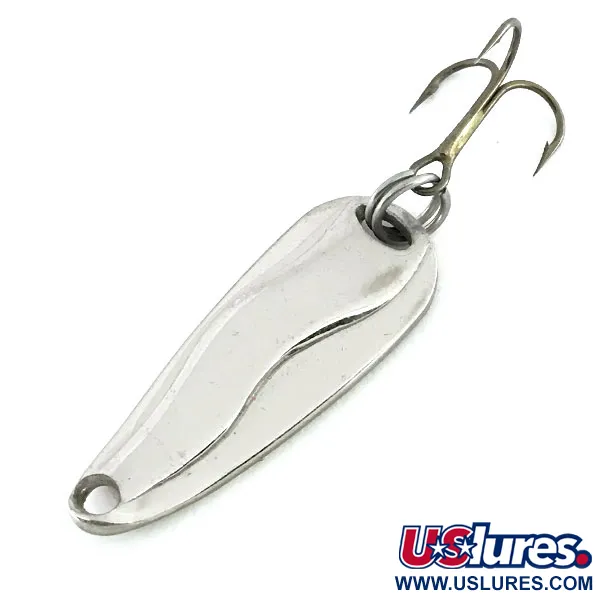 Luhr Jensen Hot Shot W UV Blinker, Nickel/Pink, 4,5g, UV-aktiv, #8665