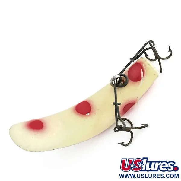 Yakima Bait FlatFish F6 Wobbler, Weiß / Rot, 3g, Spreader Bar, #8668