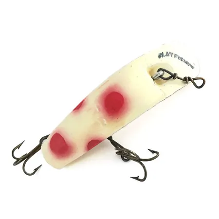 Yakima Bait FlatFish F6 Wobbler, Weiß / Rot, 3g, Spreader Bar, #8668