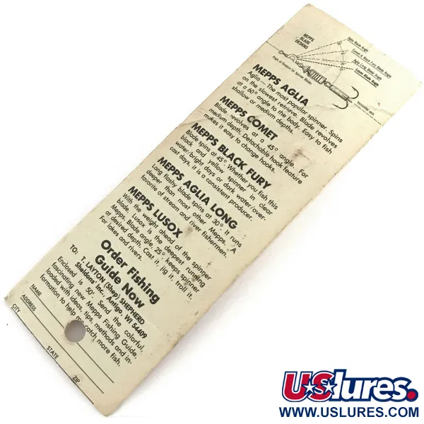 Mepps Black Fury 3 Dressed Spinner, Schwarz / Gelb, 7,3g, Feder, #8677