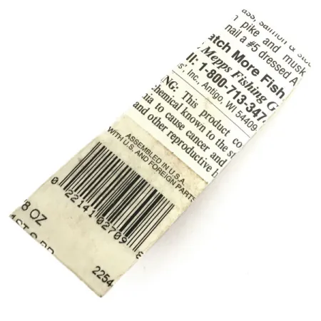 Mepps Aglia 1 dressed Spinner, Silber, 3,5g, Federdrilling, #8678