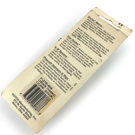 Prescott Spinner Little Doctor 275 Blinker, Kupfer/Orange, 21g, #8680