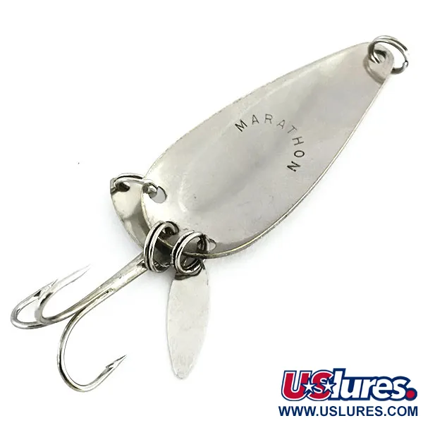 Marathon (with sonic blades) Blinker, Nickel/Rot, 12g, #8682