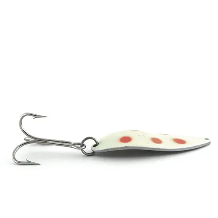 Acme Little Cleo Glow Blinker, Weiß/Rot/Nickel, 21g, Glow, #8689