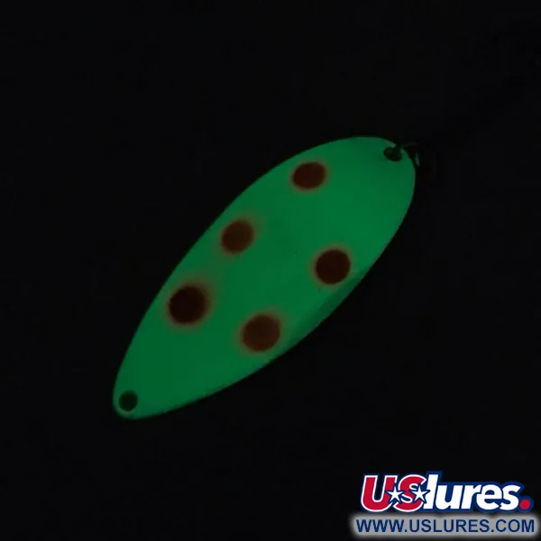 Acme Little Cleo Glow Blinker, Weiß/Rot/Nickel, 21g, Glow, #8689