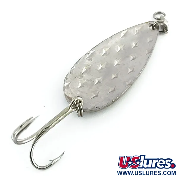 Cabela's Diamond Spoon Blinker, Nickel, 21g, Gitterprägung, #8713