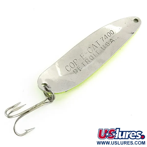 Eppinger Dardevle Cop-E-Cat 7400 UV Blinker, Gelb/Nickel, 14g, #8721